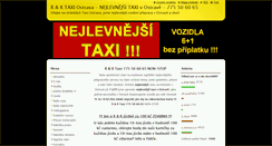 Desktop Screenshot of nejlevnejsitaxivostrave.cz